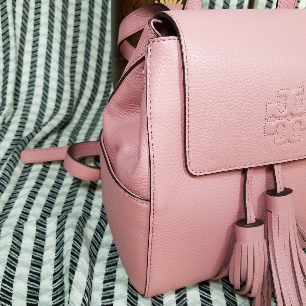 Tory Burch Pink Magnolia Thea Mini Backpack pink - Picture 9 of 11